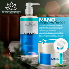 Kit Reconstrução Nano Shampoo + Máscara - Salvatore Hair Pro - loja online