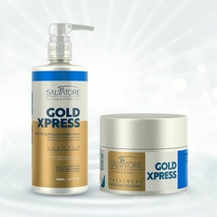 Kit Blue Gold Salvatore + Kit Gold Xpress Shampoo e Condicionador Salvatore (Pré e Pós Quimica) - Salvatore Hair Pro - comprar online