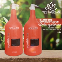 Kit Equilibrium - Shampoo + Condicionador 2,5L -Salles - Forte Cosméticos