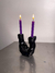 Candelabro doble Mkz Black