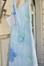 Vestido celeste floreado - comprar online