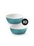 CUENCO OVAL AQUA SET X2