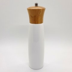 Molinillo tapa de bamboo base blanca - comprar online