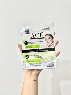 ACF duo mask exfoliante + serum hydra shock