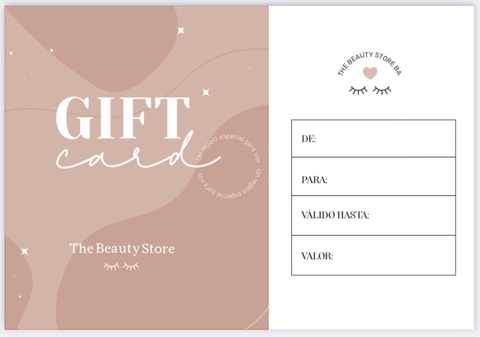 GIFT CARD The beauty store