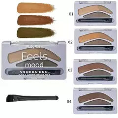 Ruby Rose Mood Sombras duo cejas - comprar online