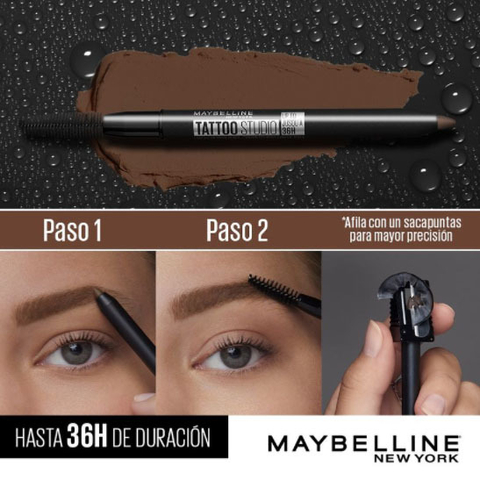 Maybelline TattoStudio Lapiz para cejas SOFT BROWN