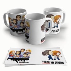 CANECA IMPORTADA GREY'S ANATOMY - YOU'RE MY PERSON na internet