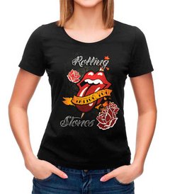 BLUSA ROCKER FEMININA THE ROLLING STONES