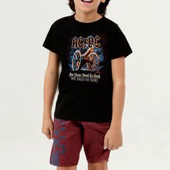 CAMISETA INFANTIL AC/DC WE SALUTE YOU