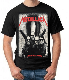 CAMISETA METÁLLICA DEATH MAGNETICS