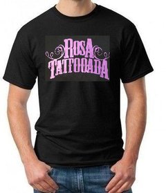 CAMISETA ROSA TATTOADA