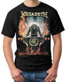 CAMISETA MEGADETH NEW WORLD ORDER