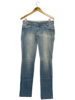 CALÇA JEANS RETA BÁSICA CINTURA BAIXA (38)