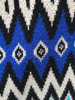 Imagem do Saia lã tricot losangos (40)