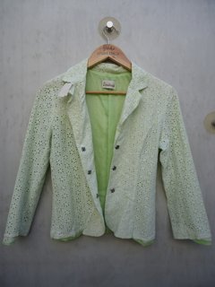 Blazer em laise vintage (P) - loja online