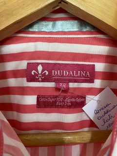 CAMISA SOCIAL LISTRADA DUDALINA (38) - loja online