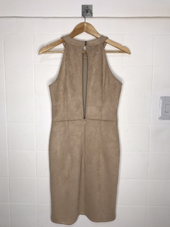 VESTIDO EM SUEDE MAMÔ (36) - Pimenta Cereja Brechó