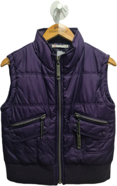 Colete puffer roxo (M)