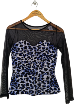 Blusa tule peplum animal print (38)