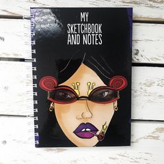 Sketchbook and Notes - MAGIC CRAZY GIRL - comprar online