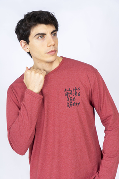 Remera "ALL THE OPTION ARE GREAT"