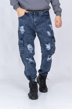 Jean mom cargo