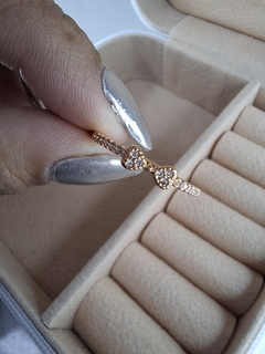 anillo strass moñito - comprar online