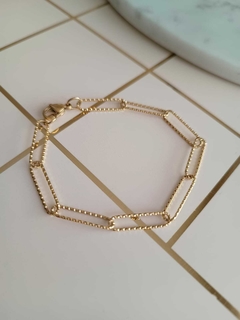 Pulsera Regulable Acero Dorado