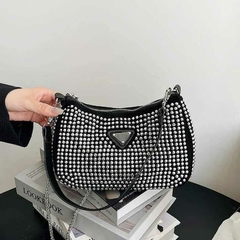 Mini Bag Strass Correa Extraíble - comprar online