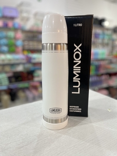 Termo Lumilagro Luminox Acero Inox color Blanco