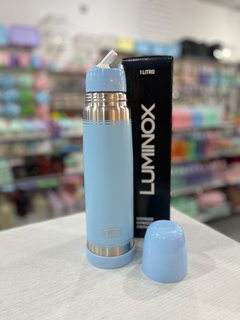 Termo Lumilagro Luminox Acero Inox Celeste Pastel