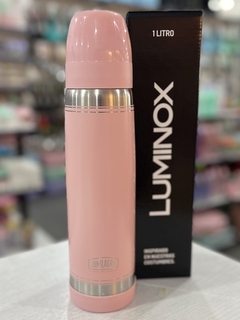 Termo Lumilagro Luminox Acero Inox color Rosa