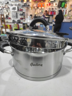 bateria de acero inox de 6 pzas hudson - tienda online