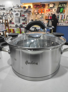 bateria de acero inox de 6 pzas hudson