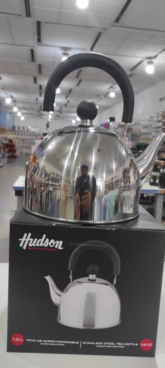 Imagen de PAVA PICO MATERO DE acero inox HUDSON 1.5 LTS