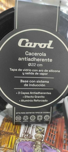 cacerola carol apto induccion nro 22 en internet