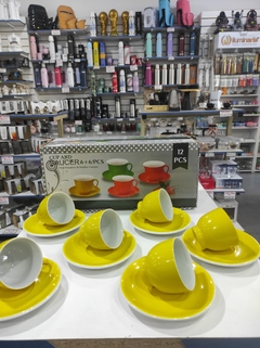 TAZAS DE PORCELANA DE 12 PZAS - Guma Bazar