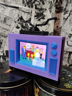 Porta Celular Tele Tv P/ Ver Los Simpsons Impresión 3d - Kisame Deco