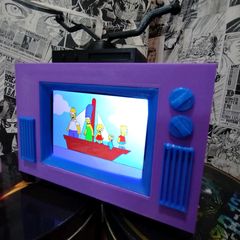 Imagen de Porta Celular Tele Tv P/ Ver Los Simpsons Impresión 3d