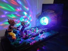 Diorama-Lampara Maqueta Genkidama Kamehameha Dragon Ball Z Con Luz - Kisame Deco