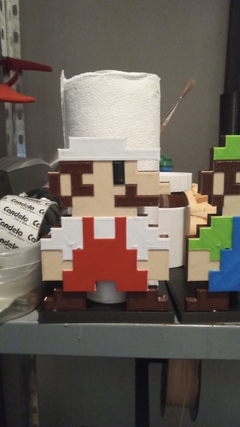 Porta Rollo de cocina Mario Bros Impresion 3D - tienda online
