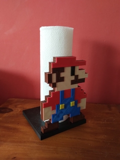 Porta Rollo de cocina Mario Bros Impresion 3D