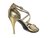 SANDALIAS DE BAILE CUERO ORO Y LAME - comprar online