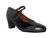 ZAPATO DE BAILE FLAMENCO COMBINADO CUERO CHAROL NEGRO - comprar online