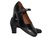 ZAPATO DE BAILE FLAMENCO COMBINADO CUERO CHAROL NEGRO en internet