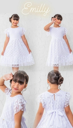 Pre- venda Vestido branco Tule Forrado - comprar online