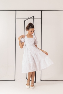 Vestido branco Lese - comprar online