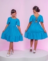 Pré venda VESTIDO ELOISE PIPOQUINHA AZUL