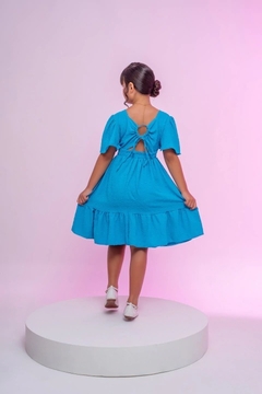 Pré venda VESTIDO ELOISE PIPOQUINHA AZUL na internet